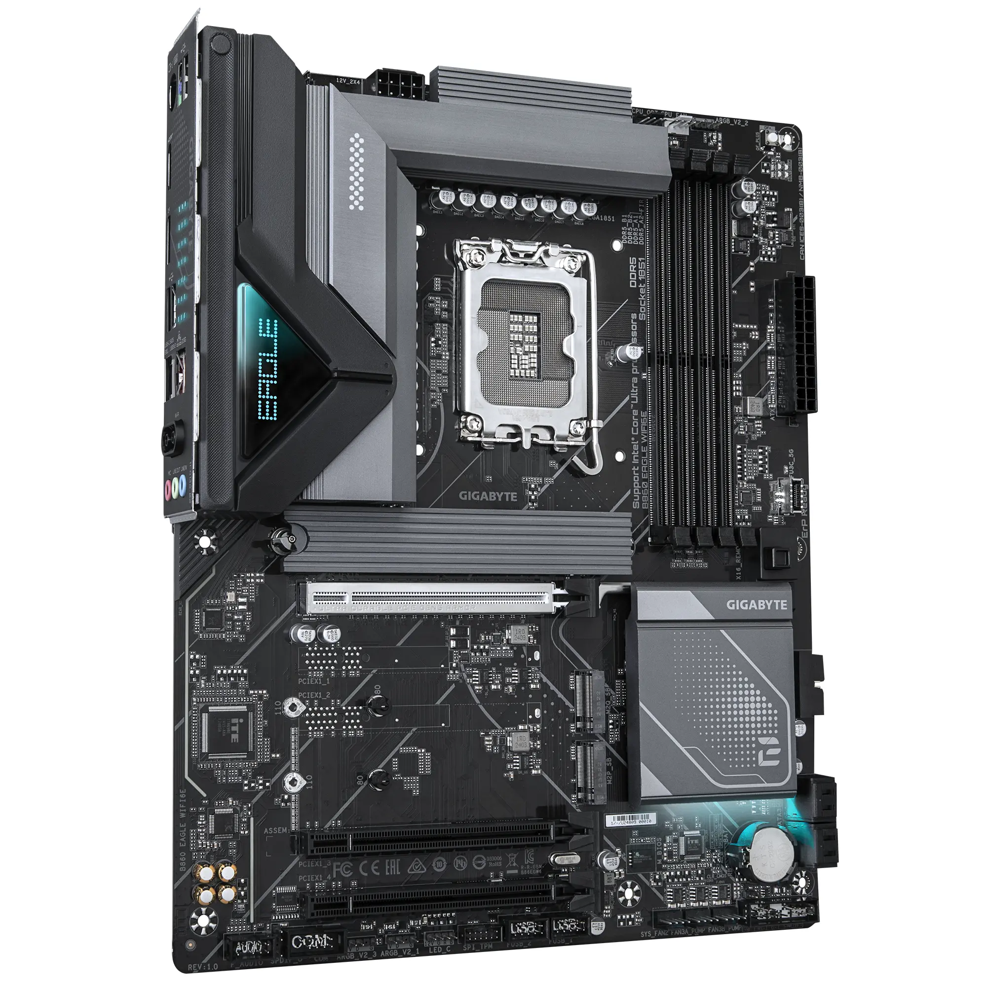 Дънна платка GIGABYTE B860 EAGLE WIFI 6E, LGA 1851 - image 1