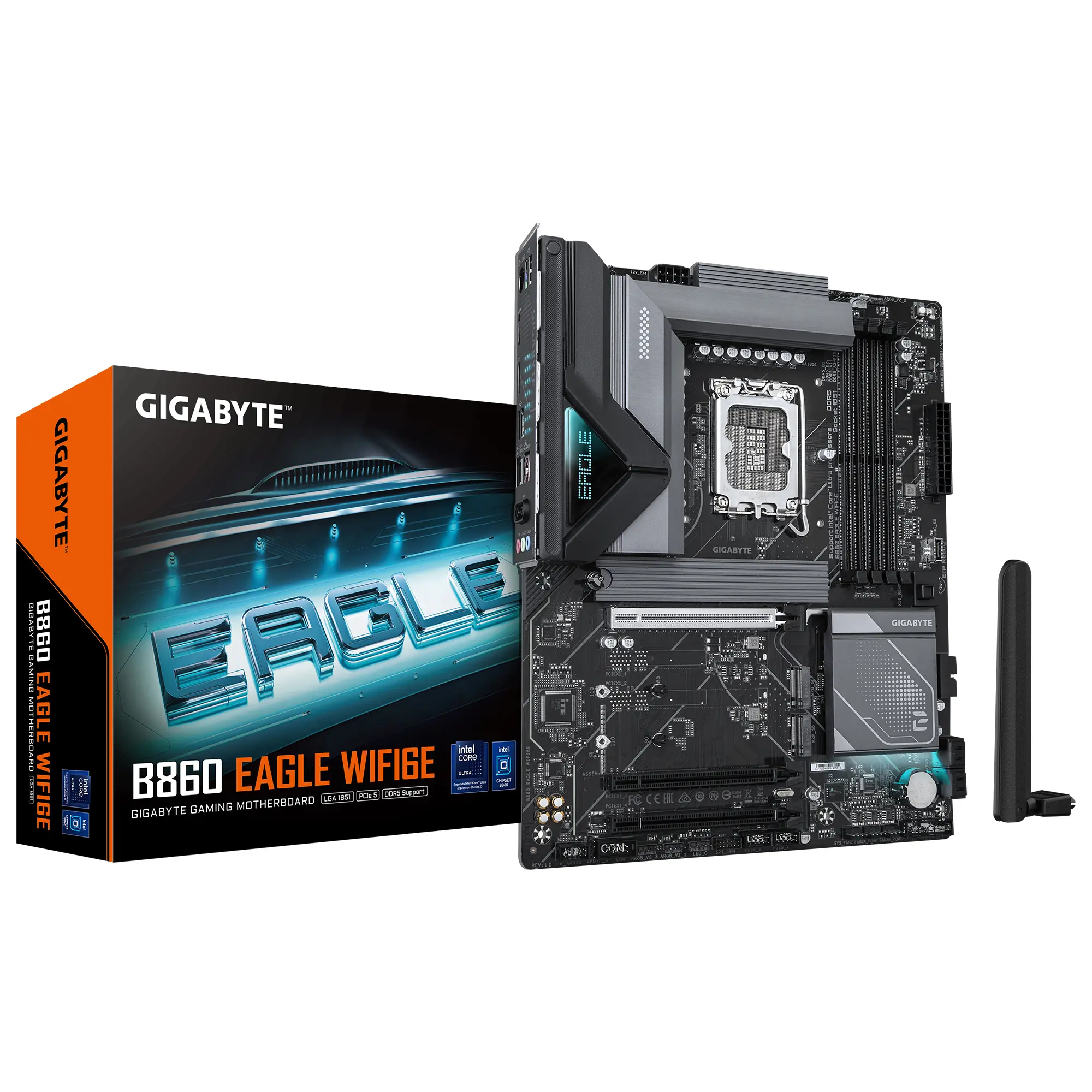 Дънна платка GIGABYTE B860 EAGLE WIFI 6E, LGA 1851 - image 3