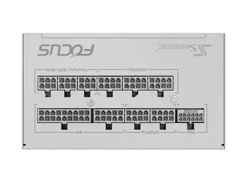 Захранващ блок SEASONIC FOCUS GX-850 White - 850W 80+ Gold, ATX 3.1, PCIe 5.1, Fully Modular - image 6