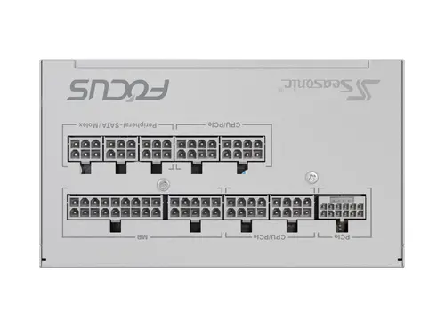 Захранващ блок SEASONIC FOCUS GX-750 White - 750W 80+ Gold, ATX 3.1, PCIe 5.1, Fully Modular - image 6