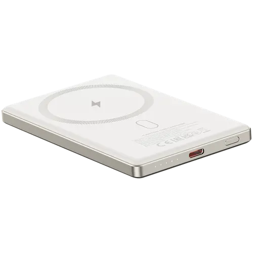 CANYON power bank OnPower 505 slim Magnetic 5000 mAh PD20W Beige - image 4