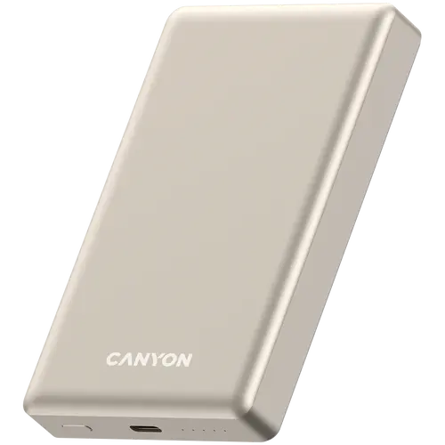 CANYON power bank OnPower 510 slim Magnetic 10000 mAh PD20W Beige - image 1