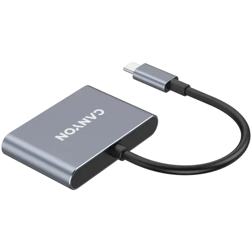 CANYON hub DS-3 3in1 USB-C Dark Grey - image 2