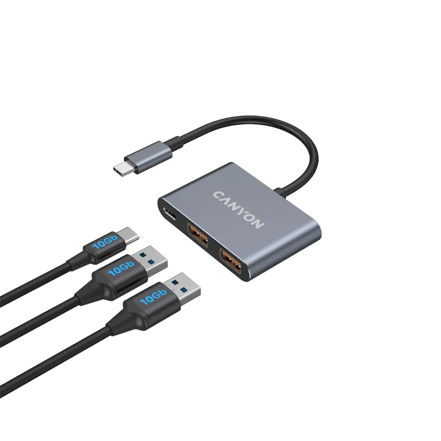 CANYON hub DS-3 3in1 USB-C Dark Grey - image 4