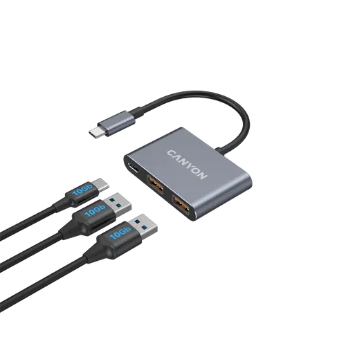 CANYON hub DS-3 3in1 USB-C Dark Grey - image 4