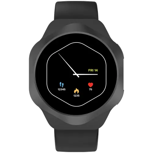 CANYON Smart Watch Hexagon 88 BT-CALL Black