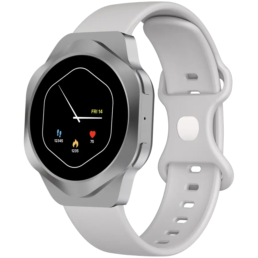 CANYON Smart Watch Hexagon 88 BT-CALL Silver - image 1