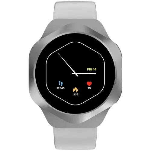 CANYON Smart Watch Hexagon 88 BT-CALL Silver