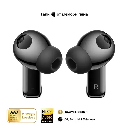 Слушалки, Huawei FreeBuds Pro 4 Piano-T180 Black - image 7