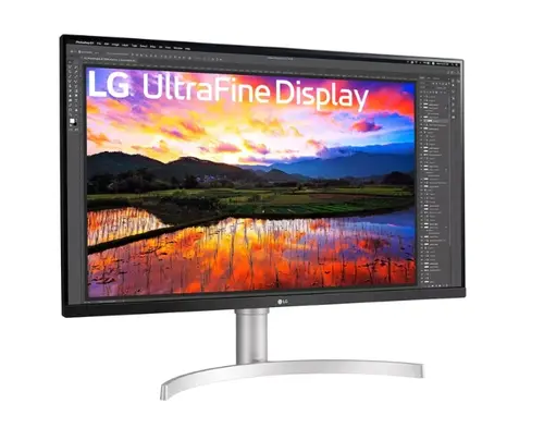 Монитор, LG 32UN650K-W, 31.5" UltraFine UHD LED AG, IPS, DCI-P3 95%, 5ms, 350 cd/m2, 1000:1, 3840x2160, HDR 10, HDMI, DisplayPort, Radeon FreeSync, Dynamic Action Sync, Headphone out, Height, Tilt, Speaker, Black - image 2