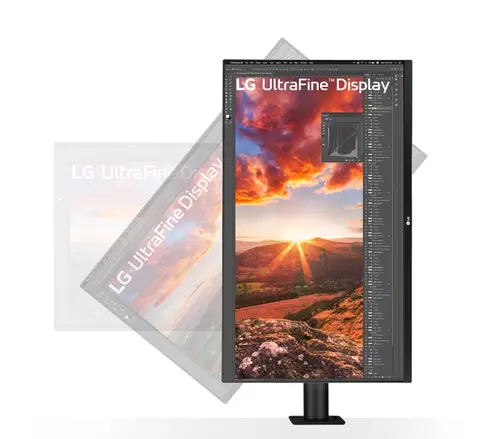 Οθόνη, LG 32UN880K-B, 31.5" UltraFine Ergo 4K, IPS AG, DCI-P3 95%, 5ms, 350 cd/m2, 1000:1, 3840x2160, HDR 10, USB Type-C 60W, USB, HDMI, DisplayPort - 6