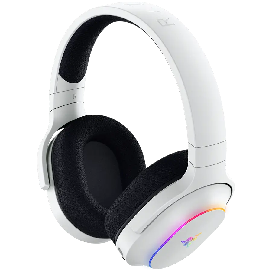 Razer Barracuda X Chroma, Gaming Headset, White, Oval Ear Cushions, 2.4 GHz Wireless / Bluetooth, Breathable Fabric with Memory Foam Cushions, Detachable Razer™ HyperClear Cardioid Mic, 7.1 Surround sound: Only available on Windows 10 64-bit (or higher) - image 1