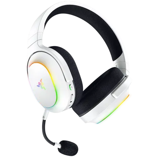 Razer Barracuda X Chroma, Gaming Headset, White, Oval Ear Cushions, 2.4 GHz Wireless / Bluetooth, Breathable Fabric with Memory Foam Cushions, Detachable Razer™ HyperClear Cardioid Mic, 7.1 Surround sound: Only available on Windows 10 64-bit (or higher) - image 3