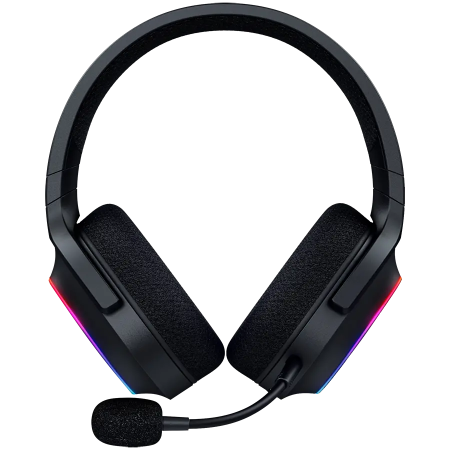 Razer Barracuda X Chroma, Gaming Headset, Black, Oval Ear Cushions, 2.4 GHz Wireless / Bluetooth, Breathable Fabric with Memory Foam Cushions, Detachable Razer™ HyperClear Cardioid Mic, 7.1 Surround sound: Only available on Windows 10 64-bit (or higher)