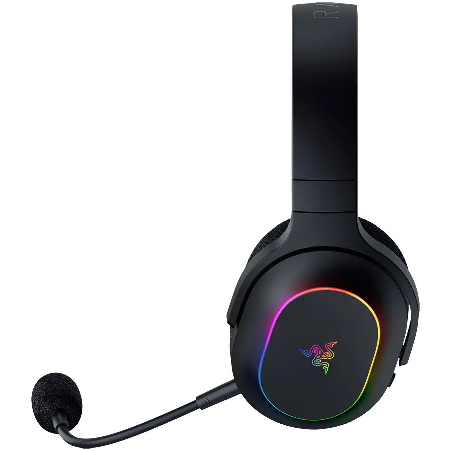 Razer Barracuda X Chroma, Gaming Headset, Black, Oval Ear Cushions, 2.4 GHz Wireless / Bluetooth, Breathable Fabric with Memory Foam Cushions, Detachable Razer™ HyperClear Cardioid Mic, 7.1 Surround sound: Only available on Windows 10 64-bit (or higher) - image 2