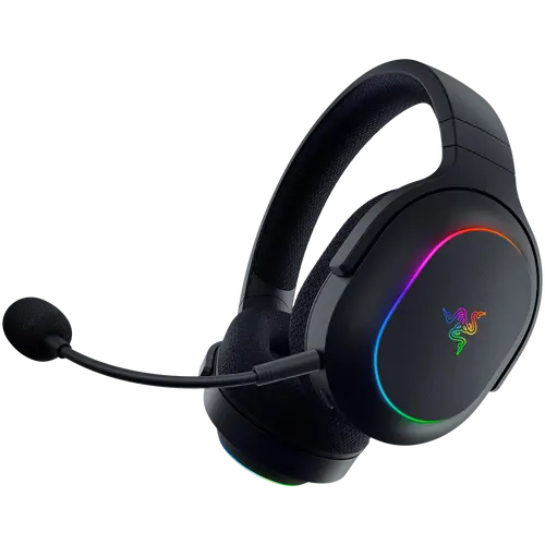 Razer Barracuda X Chroma, Căști gaming, Negru, Perne auriculare ovale, Wireless 2.4 GHz / Bluetooth, Material respirabil cu perne din spumă - 4