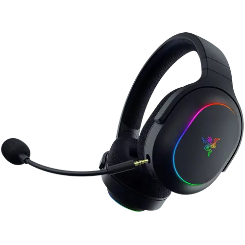 Razer Barracuda X Chroma, Gaming ακουστικά, Μαύρο, Ωοειδή μαξιλαράκια αυτιών, Ασύρματο 2.4 GHz / Bluetooth, Αναπνεύσιμο ύφασμα με μαξιλαράκια memory - 5