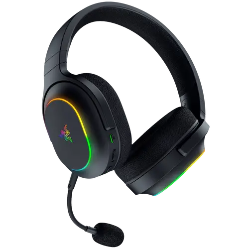 Razer Barracuda X Chroma, Gaming ακουστικά, Μαύρο, Ωοειδή μαξιλαράκια αυτιών, Ασύρματο 2.4 GHz / Bluetooth, Αναπνεύσιμο ύφασμα με μαξιλαράκια memory - 7
