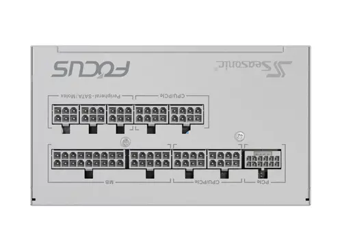 Seasonic захранване PSU ATX 3.1 750W Gold, Full Modular, PCIe 5.1 - FOCUS-GX-750-V4-WHITE - image 4