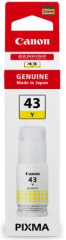 STICLĂ DE CERNEALĂ PENTRU CANON PIXMA G540/G640 - /43/ - GI-43Y (GI43Y) - Sticlă de cerneală - Galben - PN 4689C001 - 1
