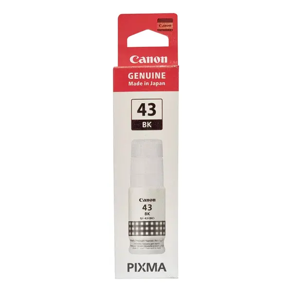 ΦΙΑΛΗ ΜΕΛΑΝΙΟΥ ΓΙΑ CANON PIXMA G540/G640 - /43/ - GI-43BK (GI43BK) - Φιάλη μελανιού - Μαύρο - PN 4698C001