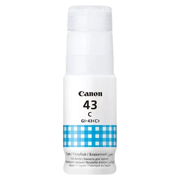 БУТИЛКА МАСТИЛО ЗА CANON PIXMA G540/G640 - /43/ - GI-43C (GI43C) - Ink Bottle - Cyan - PN 4672C001 - image 1