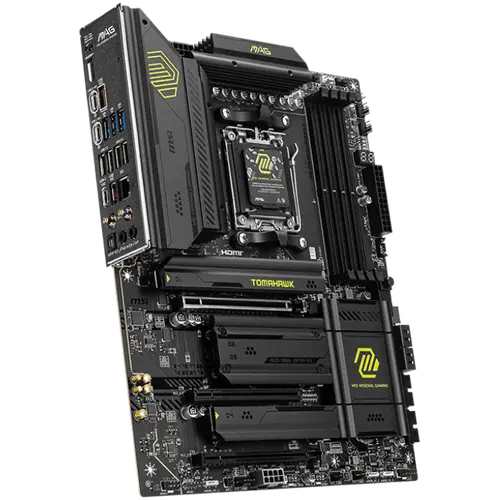 MSI MAG X870E TOMAHAWK WIFI, ATX, Socket AM5, 4x DDR5 Dual Channel DDR5 up to 8400(OC)MHz, 3x PCIe 3.0 x16 slot, 4x M.2 slot, 4x USB 2.0, 3x USB 5Gbps, 2x USB 10Gbps, 1x 10Gbps Type-C, 2x 40Gbps Type-C, HDMI, 7.1 HD Audio, 5G LAN, WiFI 7, BT, 3Y - image 1