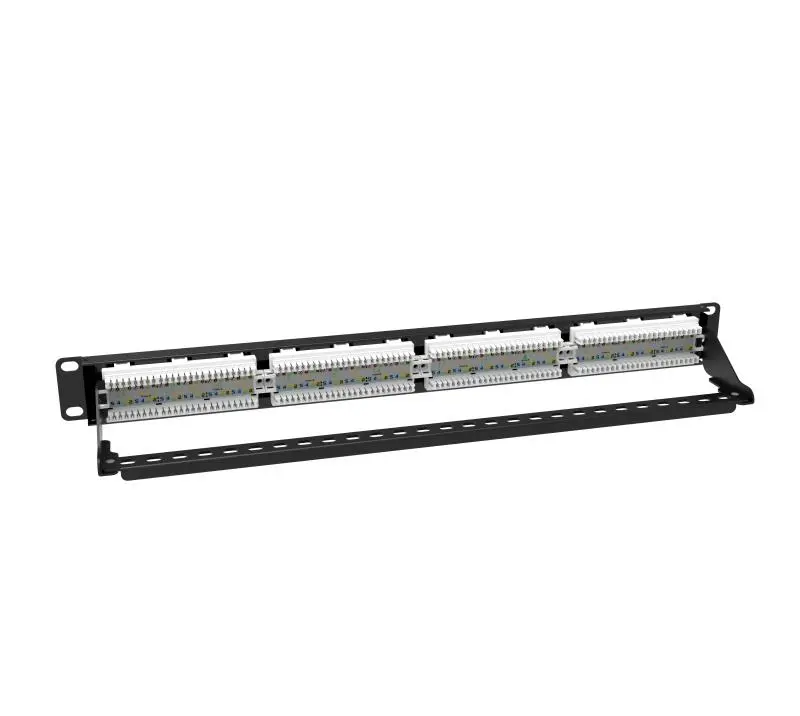 Пач панел Hikvision DS-1CP6U24-1U, Cat6, неекраниран 24-портов, 1U - image 2