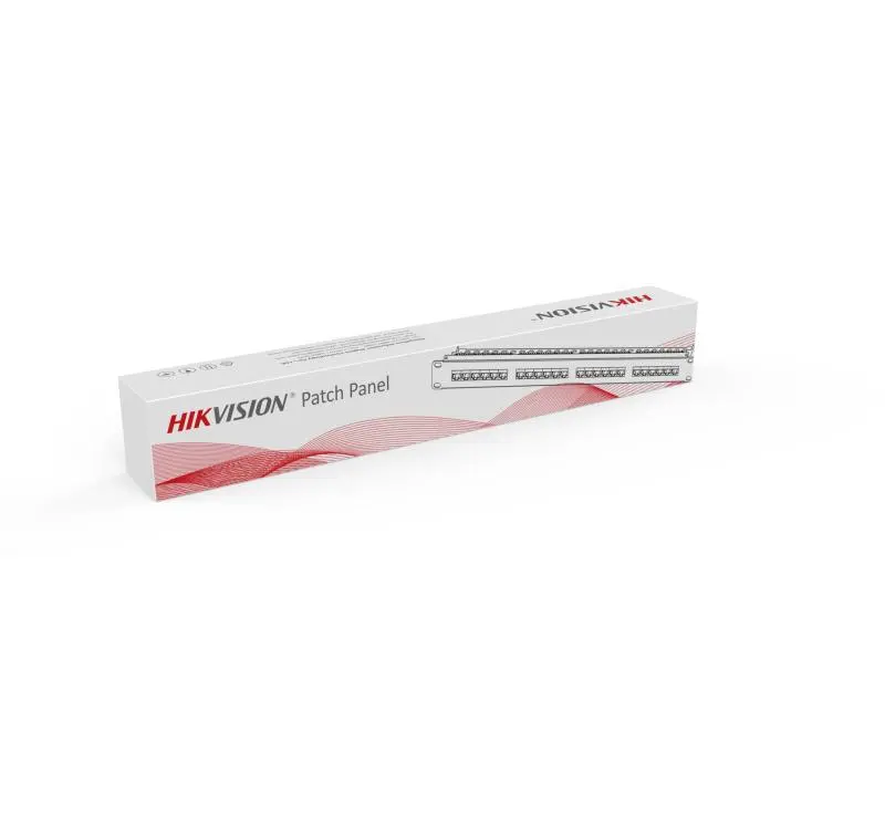 Patch panel Hikvision DS-1CP6U24-1U, Cat6, neecranat, cu 24 de porturi, 1U - image 3