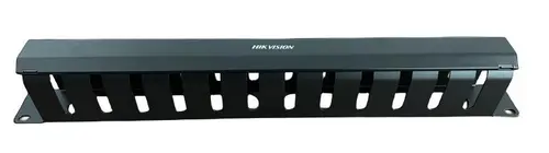 Panou de organizare a cablurilor Hikvision DS-1CM1U12, 1U, cu 12 sloturi - 1