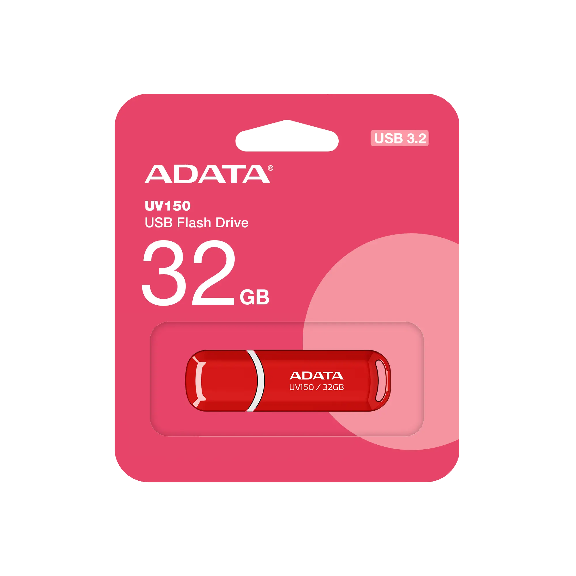 Памет, 32GB USB3 UV150 ADATA RED