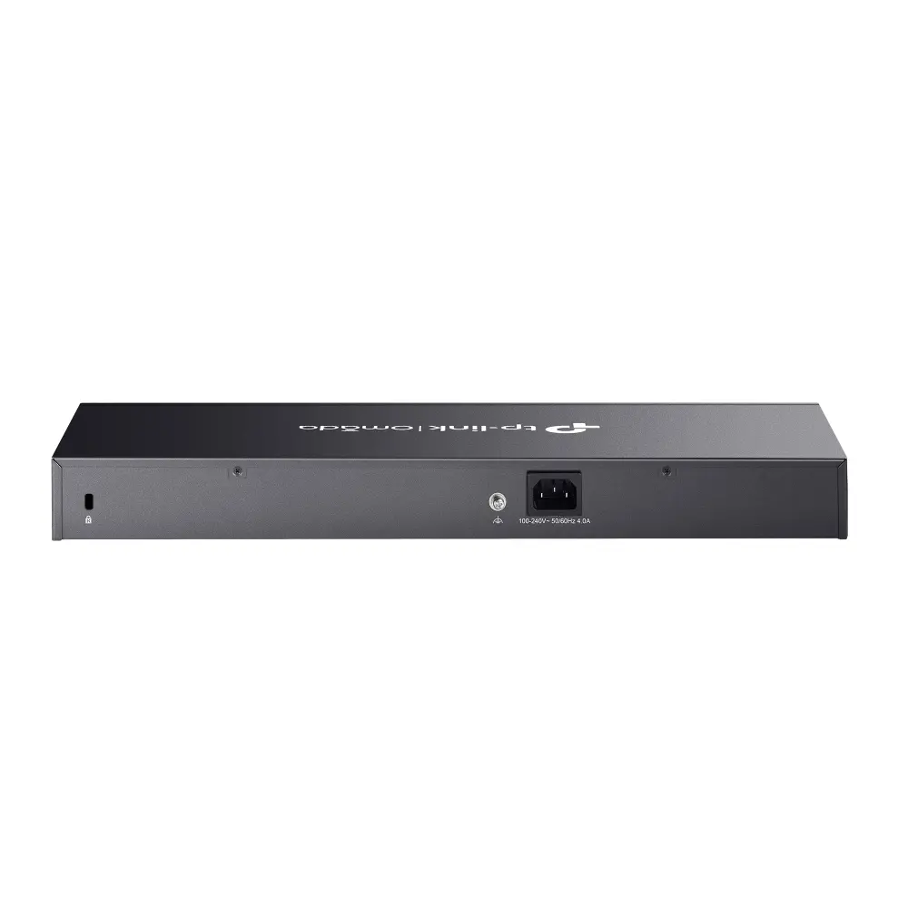 Omada 18-Port Gigabit Rackmount  Switch with 16-Port PoE+ PORT: 16× Gigabit PoE+ Ports, 2× Gigabit Non-PoE Ports, 2× Combo Gigabit SFP Slots SPEC: 802.3at/af, 250 W PoE Power, 1U 19-inch Rack-mountable Steel Case FEATURE: Plug and Play - image 1