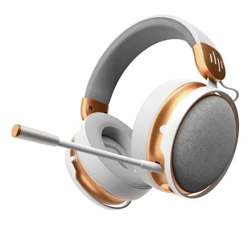 Геймърски безжични слушалки Dark Project Sono Wireless - White/Gold