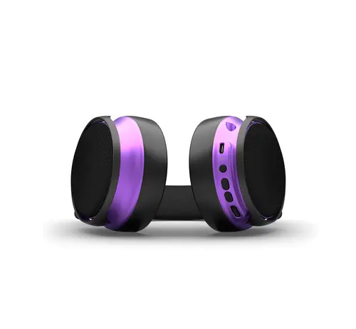 Геймърски безжични слушалки Dark Project Sono Wireless - Black/Violet - image 7