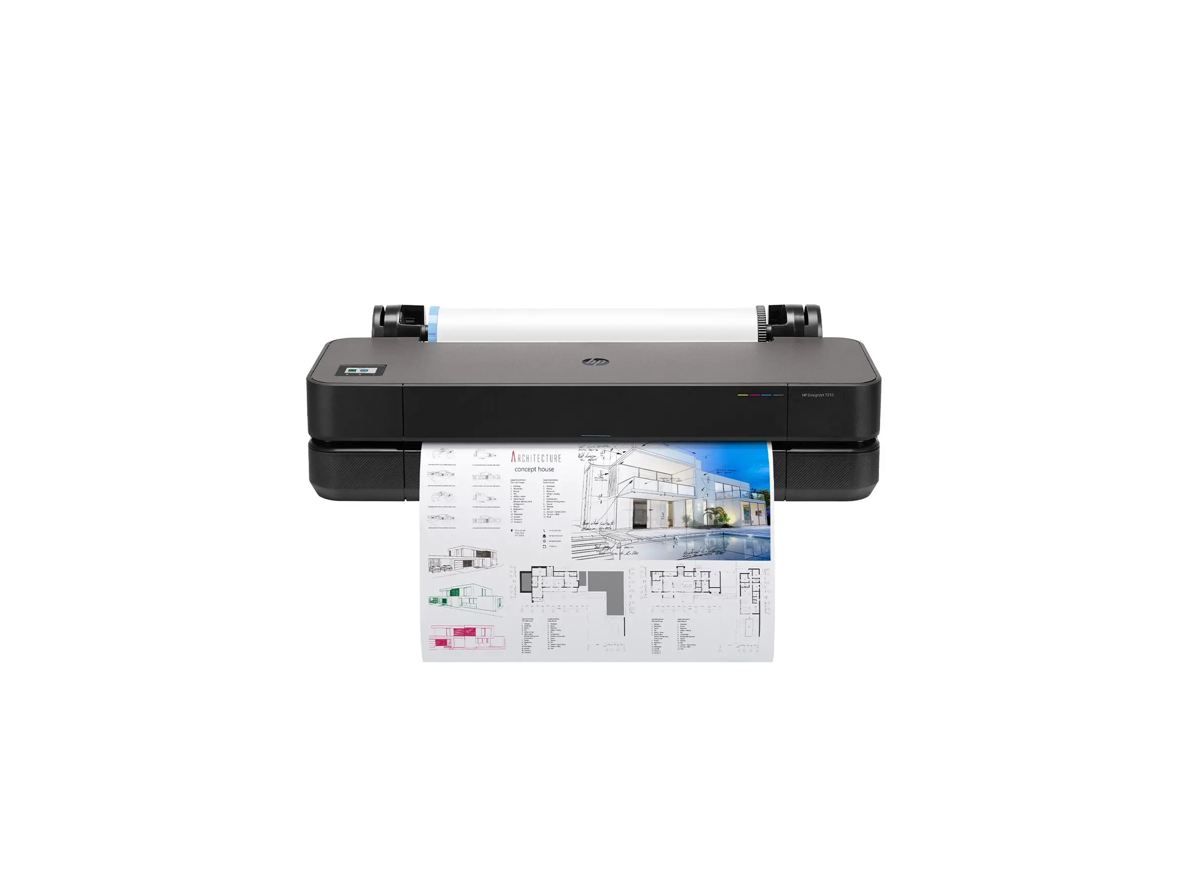 HP DesignJet T250 24inch LFP 2025 Colour Ink-Jet A1 ANSI D 2400x1200dpi 0.5 min/page USB LAN Wi-Fi