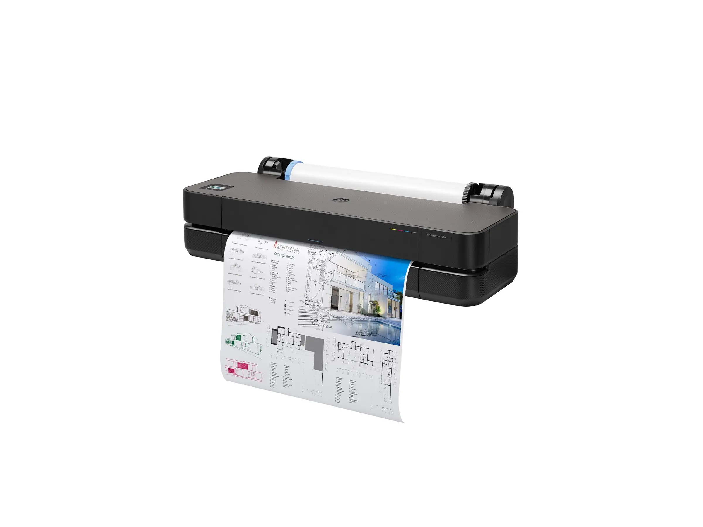 HP DesignJet T250 24inch LFP 2025 Colour Ink-Jet A1 ANSI D 2400x1200dpi 0.5 min/page USB LAN Wi-Fi - image 4