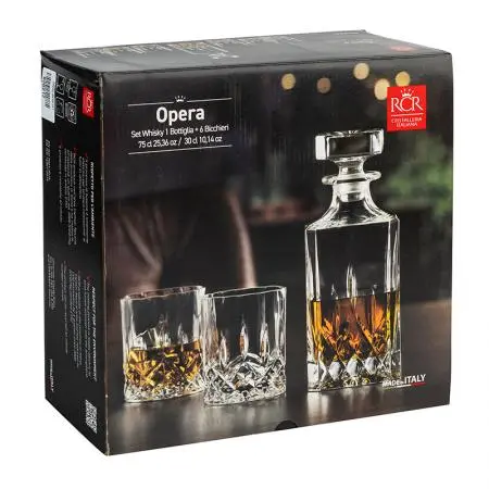 Opera 6 чаши уиски+бутилка - image 4