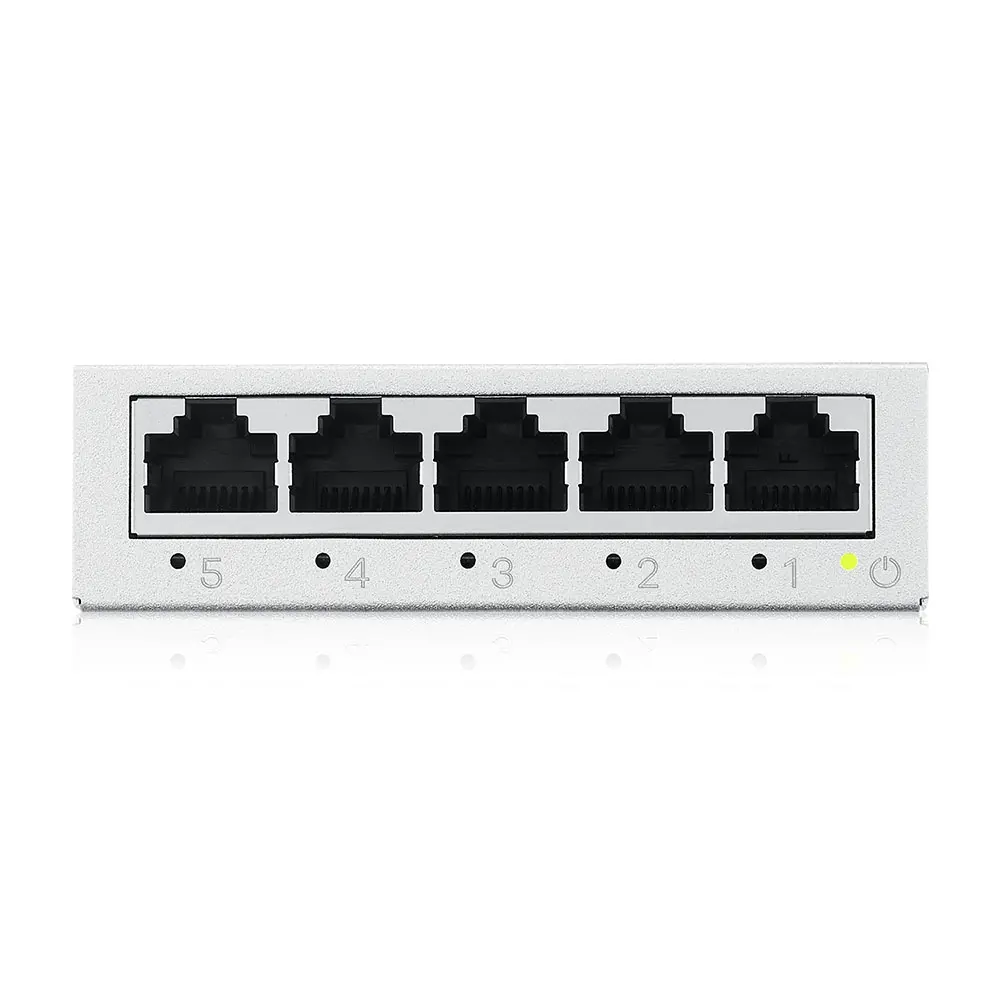 Комутатор, ZyXEL GS-105B v5, 5-Port MINI Desktop Gigabit Ethernet Switch - image 2