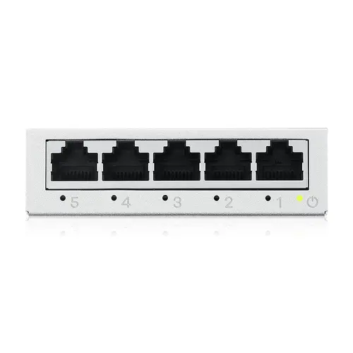 Switch, ZyXEL GS-105B v5, Switch Gigabit Ethernet MINI de birou cu 5 porturi - 3