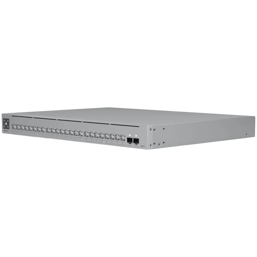 Ubiquiti 24-port, Layer 3 Etherlighting switch with 2.5 GbE, 8x 2.5 GbE RJ45 ports, 16x GbE RJ45 ports, 2x 10G SFP+ ports - image 1