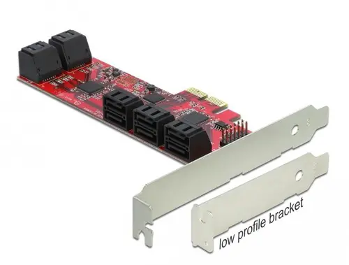 Контролер Delock SATA PCI Express Card - 10 ports - image 1