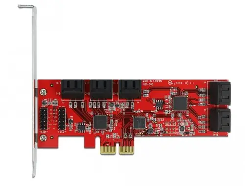Контролер Delock SATA PCI Express Card - 10 ports - image 3