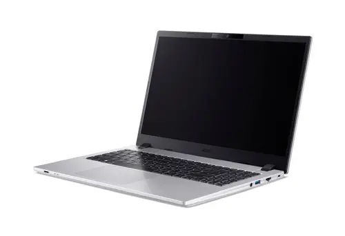 Лаптоп, Acer Travel Mate P2 TMP215-55-TCO-5870, Intel Core i5-1334U (3.4GHz up to 4.6Ghz, 12MB), 15.6" (1920x1080)FHD IPS SlimBezel, 1*16GB DDR5(1 slot free), 512GB PCIe NVMe SSD,  Intel UHD Graphics, Micro SD reader, TPM 2.0, Wifi 6E, BT 5.1, No OS, Silver, 3Y