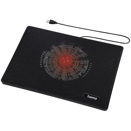 HAMA Stand de răcire pentru laptop "Slim", ultra-plat, silențios, ușor, până la 40 cm (15,6"), negru - 3