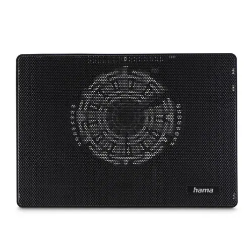 HAMA Stand de răcire pentru laptop "Slim", ultra-plat, silențios, ușor, până la 40 cm (15,6"), negru - 1