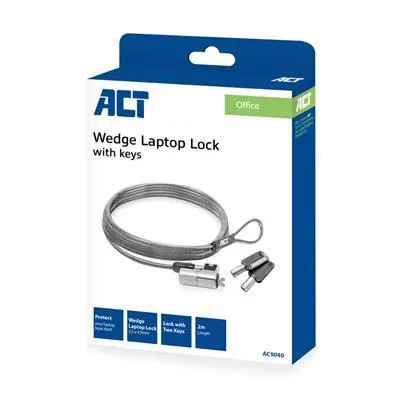 Цифрово заключващо устройство за лаптоп ACT LOCK AC9040, 2.0 m - image 1