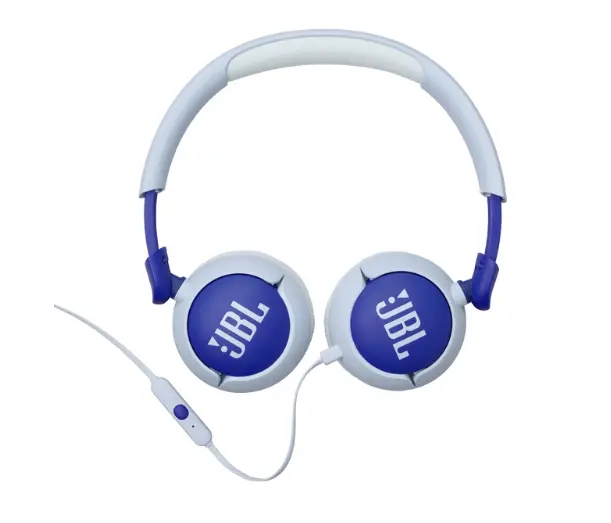 Căști, JBL JR320 Wired on-ear kids headphones, Albastru - image 4