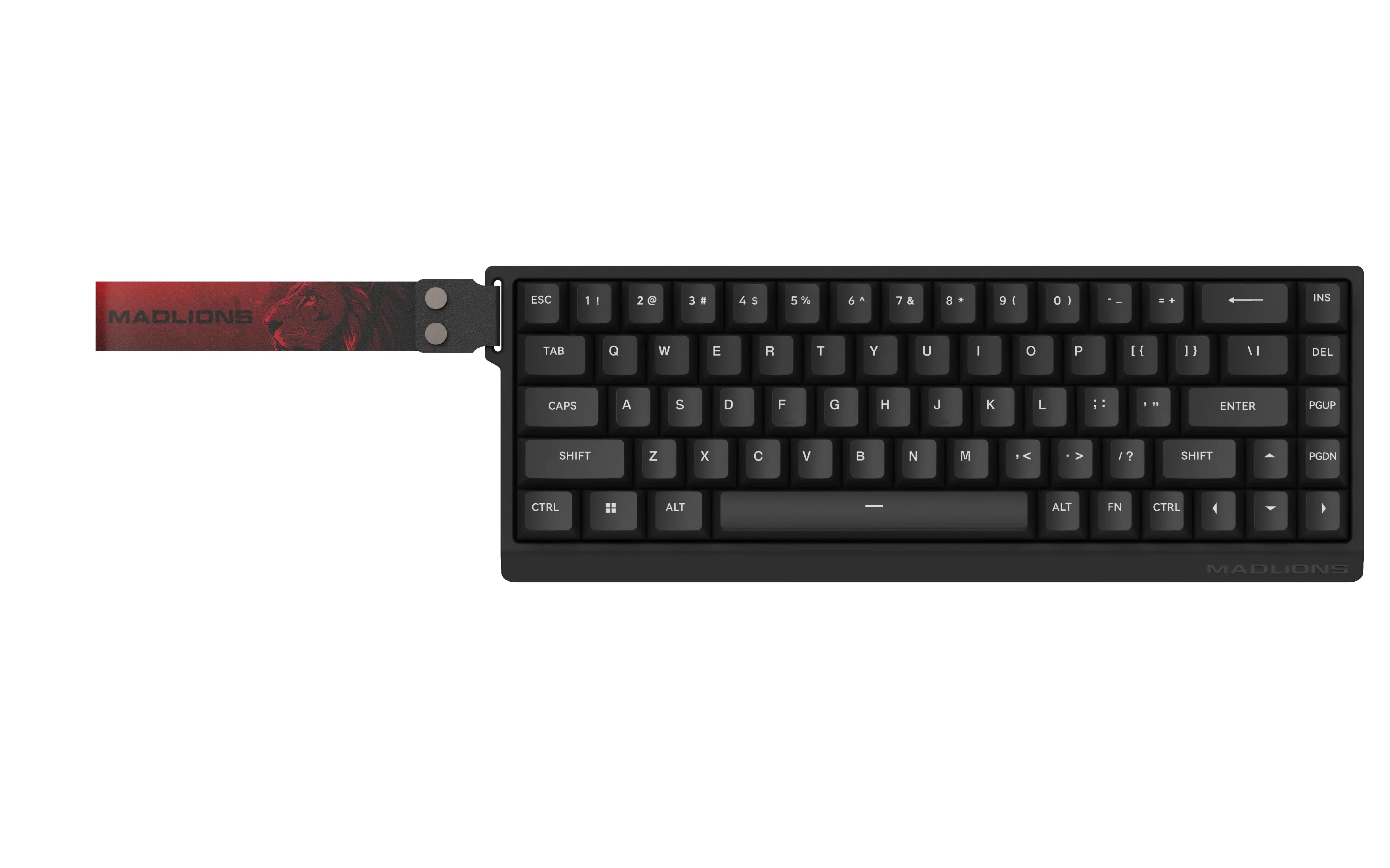 Madlions професионална геймърска механична клавиатура Professional Gaming Mechanical Keyboard MAD 68 HE RGB - 1K, Magnetic Amber Pro Switches - Black - image 2