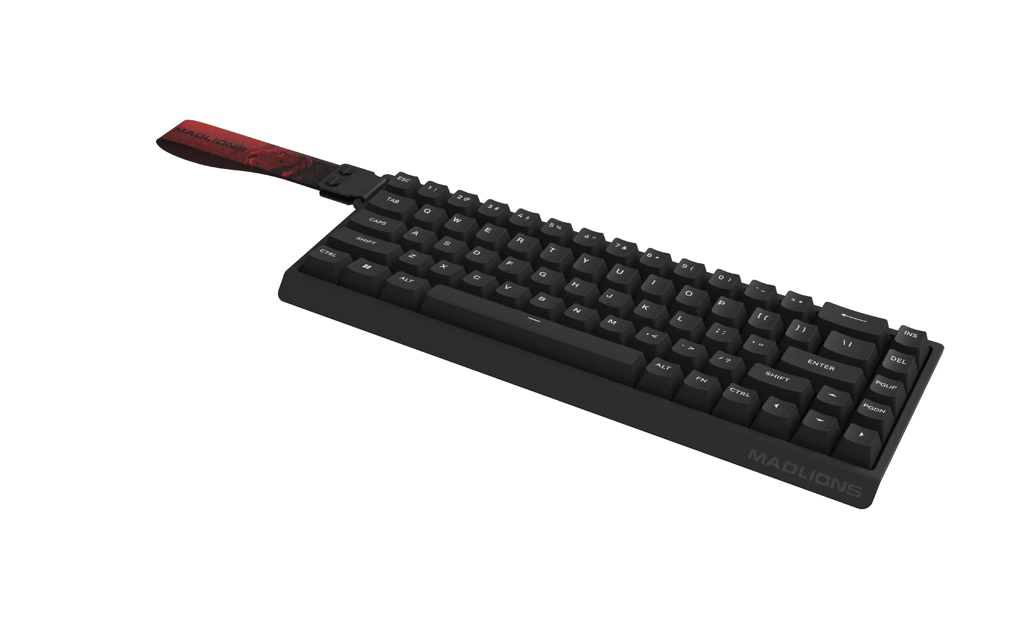Madlions професионална геймърска механична клавиатура Professional Gaming Mechanical Keyboard MAD 68 HE RGB - 1K, Magnetic Amber Pro Switches - Black - image 5