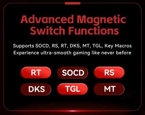 Madlions професионална геймърска механична клавиатура Professional Gaming Mechanical Keyboard MAD 60 HE RGB - 1K, Magnetic Amber Pro Switches - Black - image 11